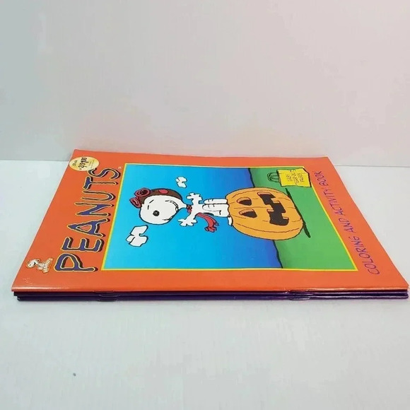 Peanuts Happy Halloween Coloring & Activity Books (Lot Of 3) Easy Tear Out Pages - Picture 14 of 16